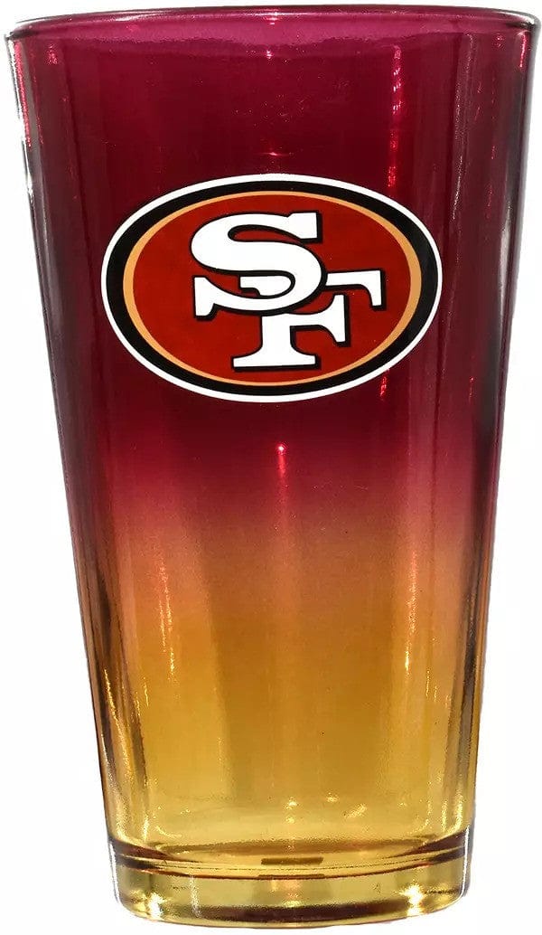 Dynasty Sports & Framing Drinkware - Pint Glass San Francisco 49ers Ombre Pint Glass