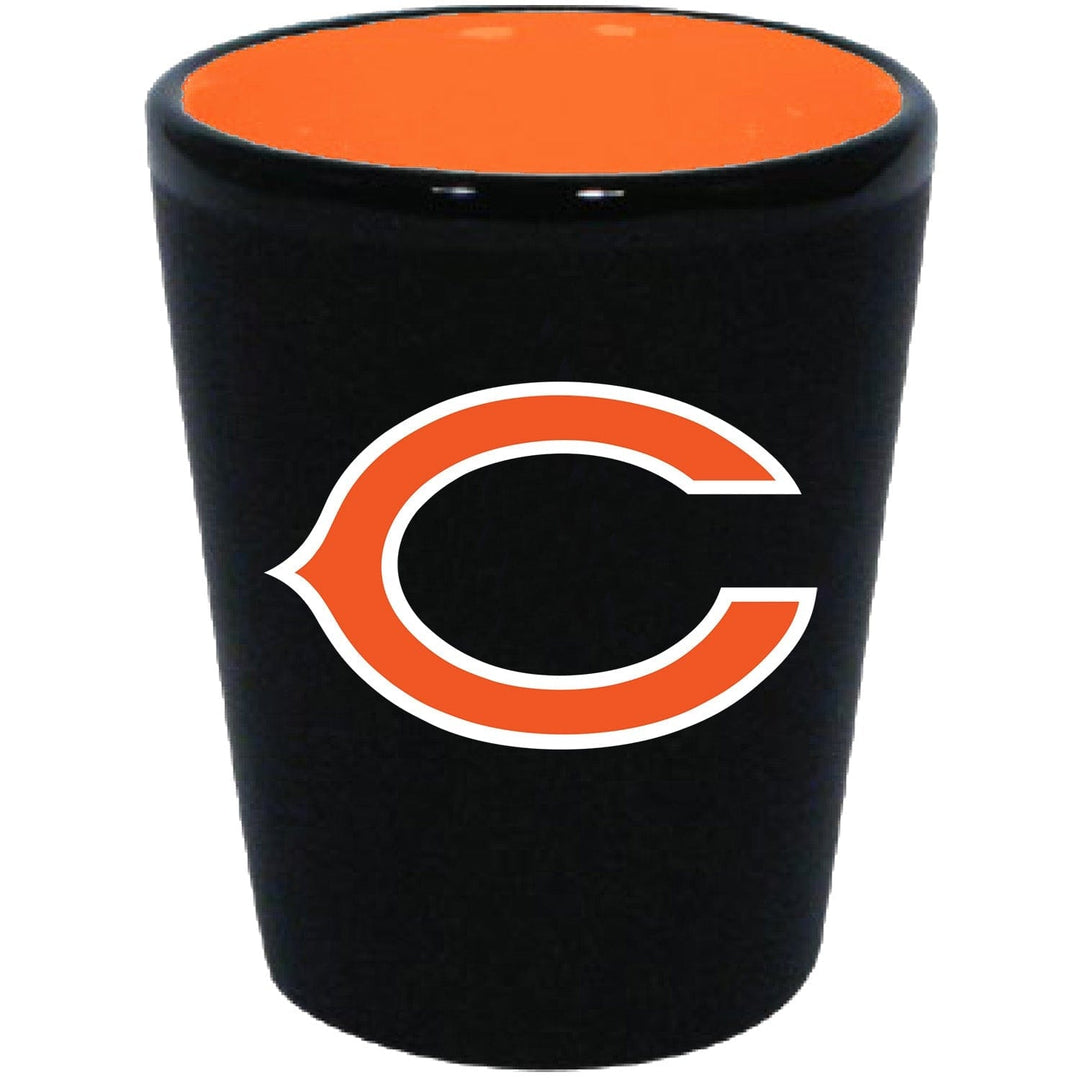 Dynasty Sports & Framing Drinkware - Shot Glass Chicago Bears Matte Black/Inner Color Shot Glass