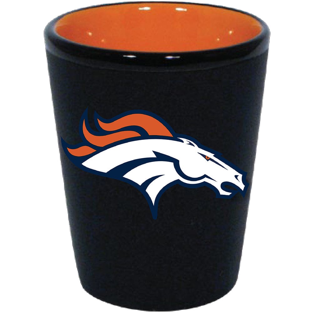 Dynasty Sports & Framing Drinkware - Shot Glass Denver Broncos Matte Black/Inner Color Shot Glass