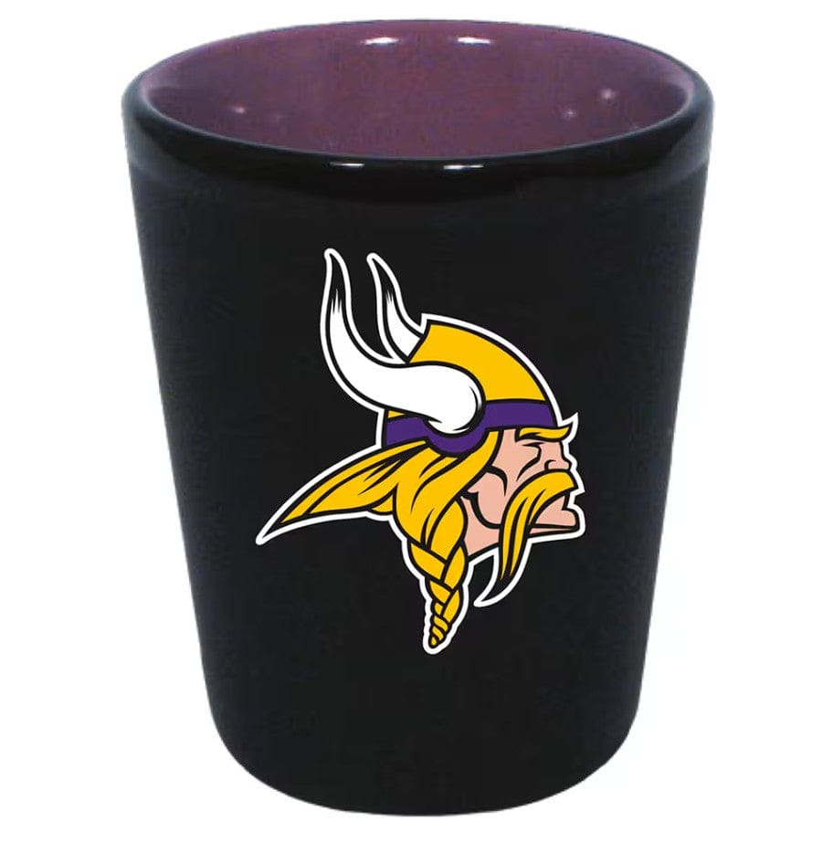 Dynasty Sports & Framing Drinkware - Shot Glass Minnesota Vikings Matte Black/Inner Color Shot Glass