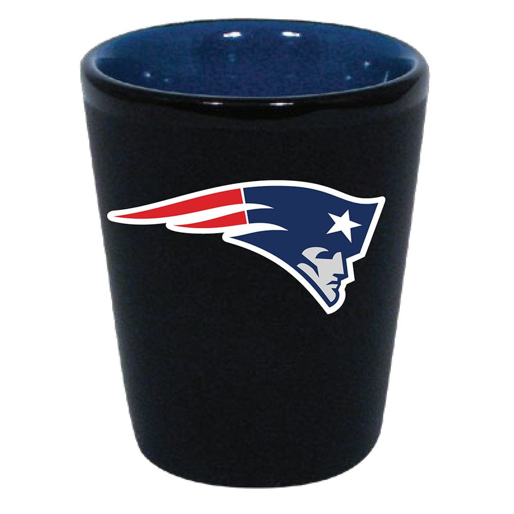 Dynasty Sports & Framing Drinkware - Shot Glass New England Patriots Matte Black/Inner Color Shot Glass