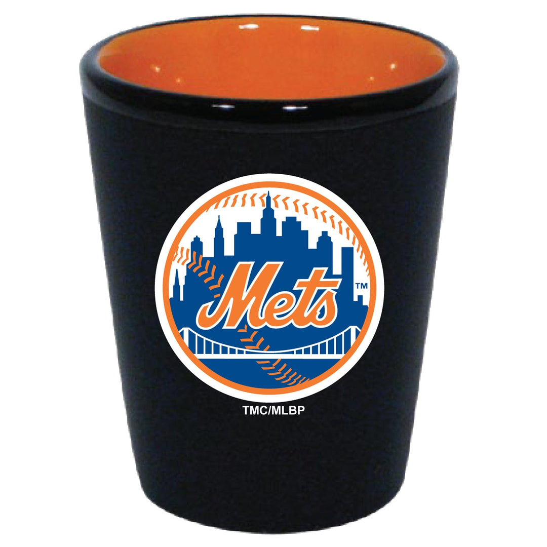 Dynasty Sports & Framing Drinkware - Shot Glass New York Mets Matte Black/Inner Color Shot Glass