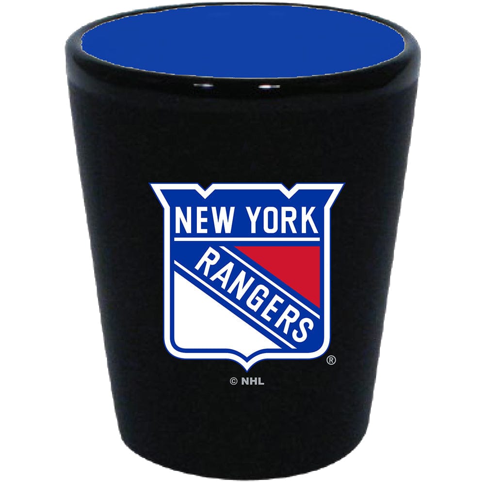 Dynasty Sports & Framing Drinkware - Shot Glass New York Rangers Matte Black/Inner Color Shot Glass