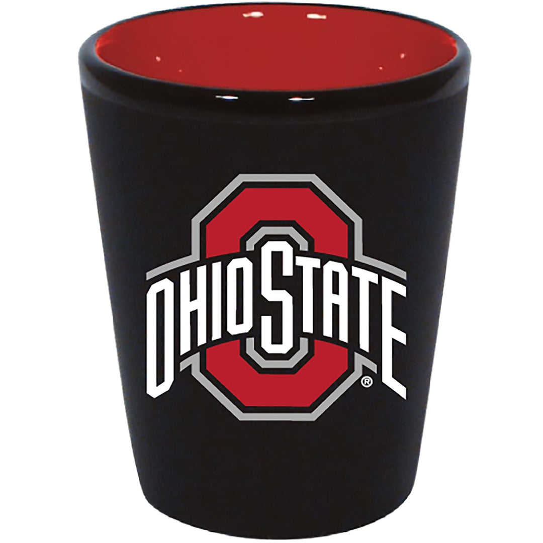 Dynasty Sports & Framing Drinkware - Shot Glass Ohio State Buckeyes Matte Black/Inner Color Shot Glass
