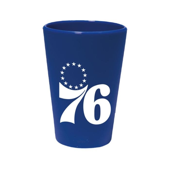 Dynasty Sports & Framing Drinkware - Shot Glass Philadelphia 76ers 1.5 oz Silicone Shot Glass
