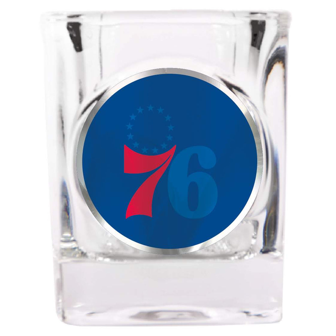 Dynasty Sports & Framing Drinkware - Shot Glass Philadelphia 76ers Square Shot Glass
