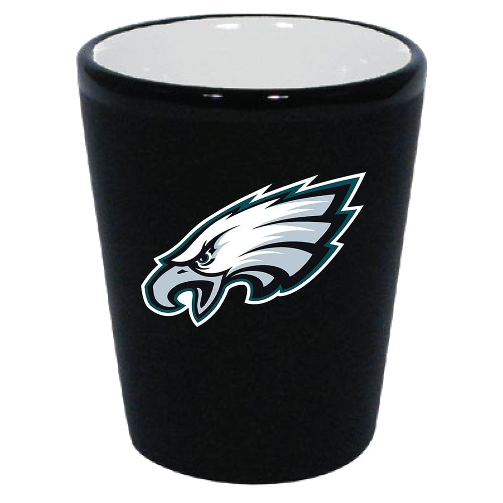 Dynasty Sports & Framing Drinkware - Shot Glass Philadelphia Eagles Matte Black/Inner Color Shot Glass