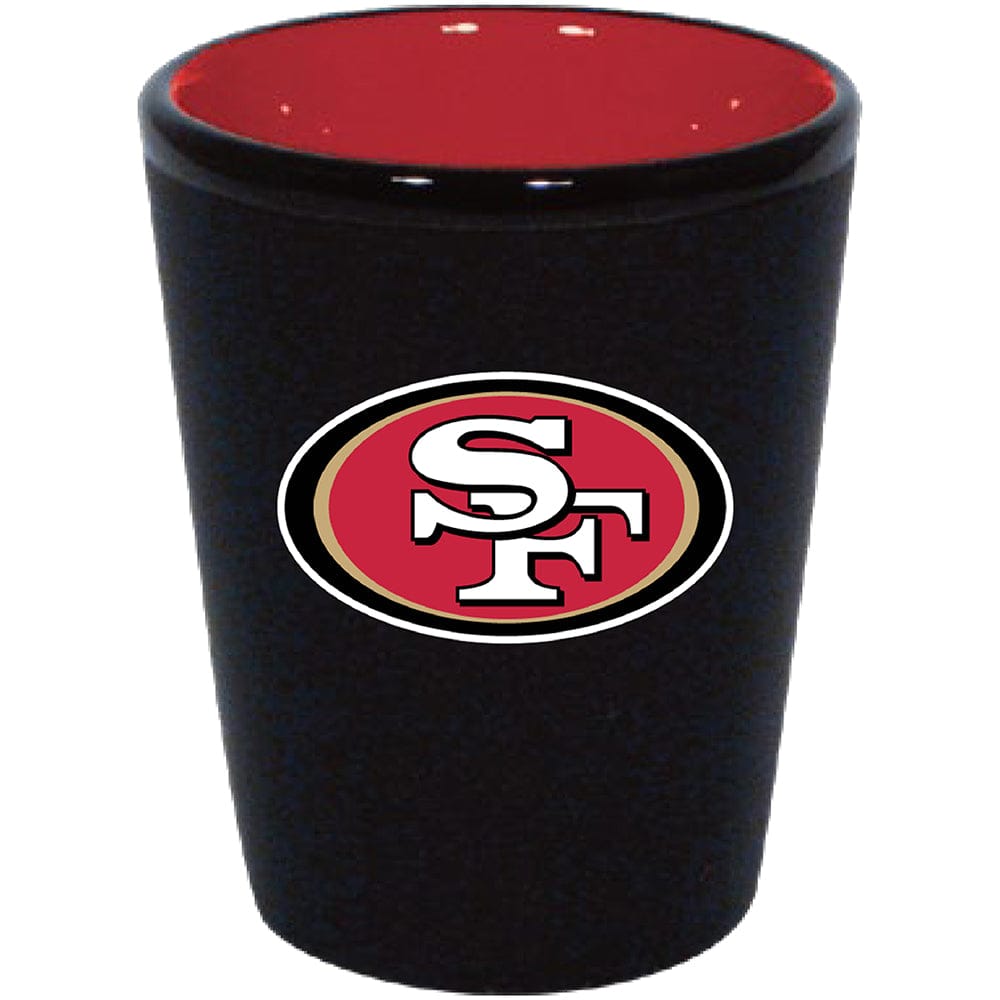 Dynasty Sports & Framing Drinkware - Shot Glass San Francisco 49ers Matte Black/Inner Color Shot Glass