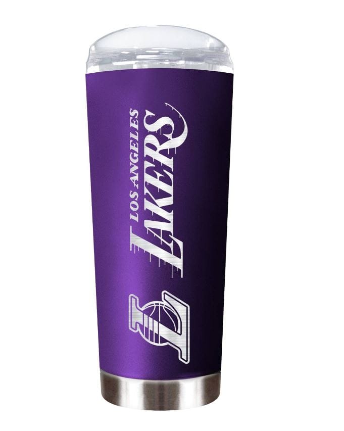Dynasty Sports & Framing Drinkware - Travel Mugs Los Angeles Lakers 18 oz. Roadie Script Travel Tumbler