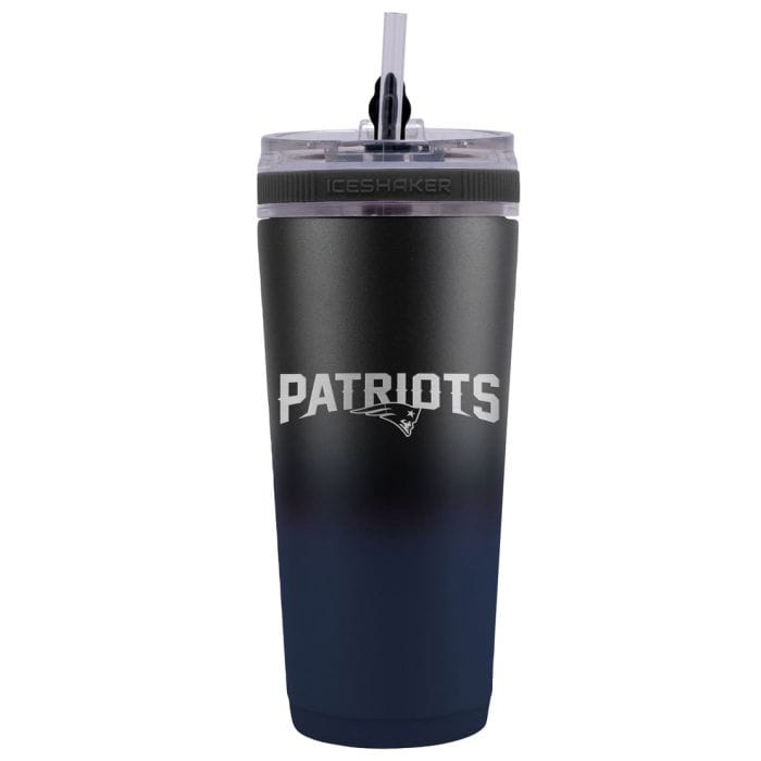 Dynasty Sports & Framing Drinkware - Travel Mugs New England Patriots 26 oz Stainless Steel Ice Shaker Bottle