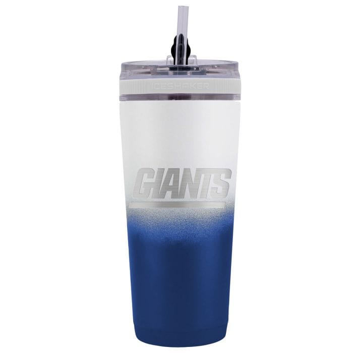 Dynasty Sports & Framing Drinkware - Travel Mugs New York Giants 26 oz Stainless Steel Ice Shaker Bottle