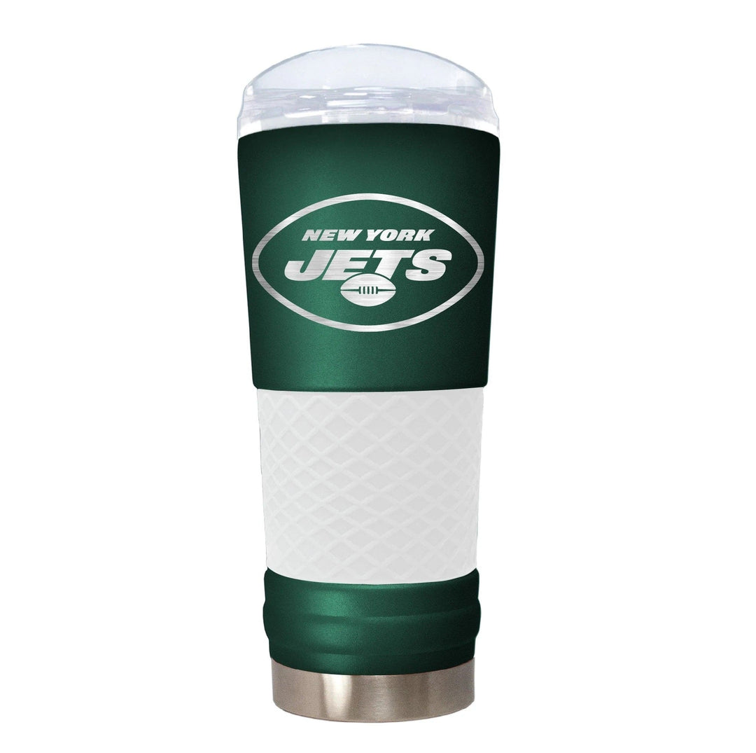 Dynasty Sports & Framing Drinkware - Travel Mugs New York Jets "The Draft" 24 oz. Stainless Steel Travel Tumbler