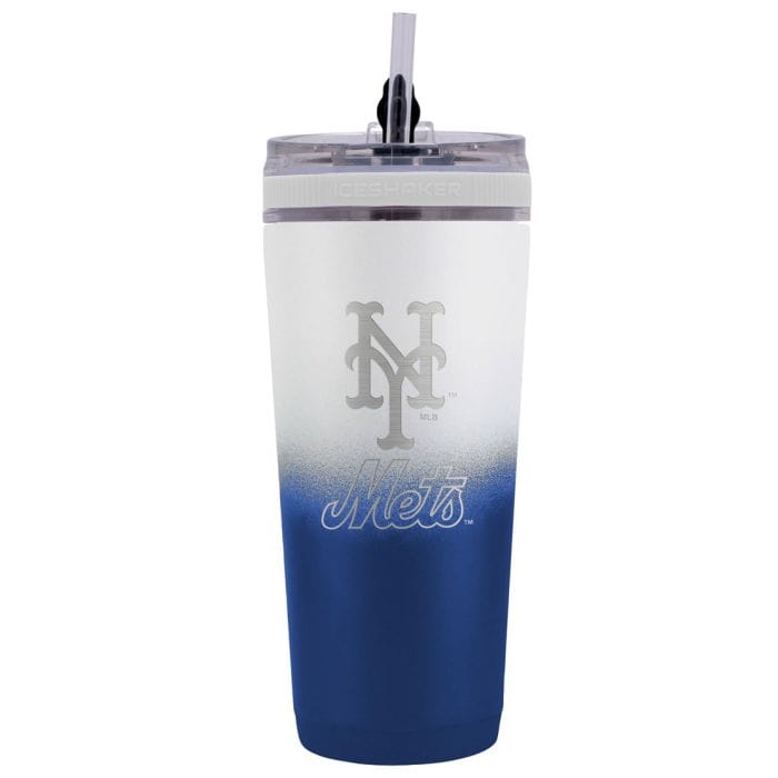 Dynasty Sports & Framing Drinkware - Travel Mugs New York Mets 26 oz Stainless Steel Ice Shaker Bottle