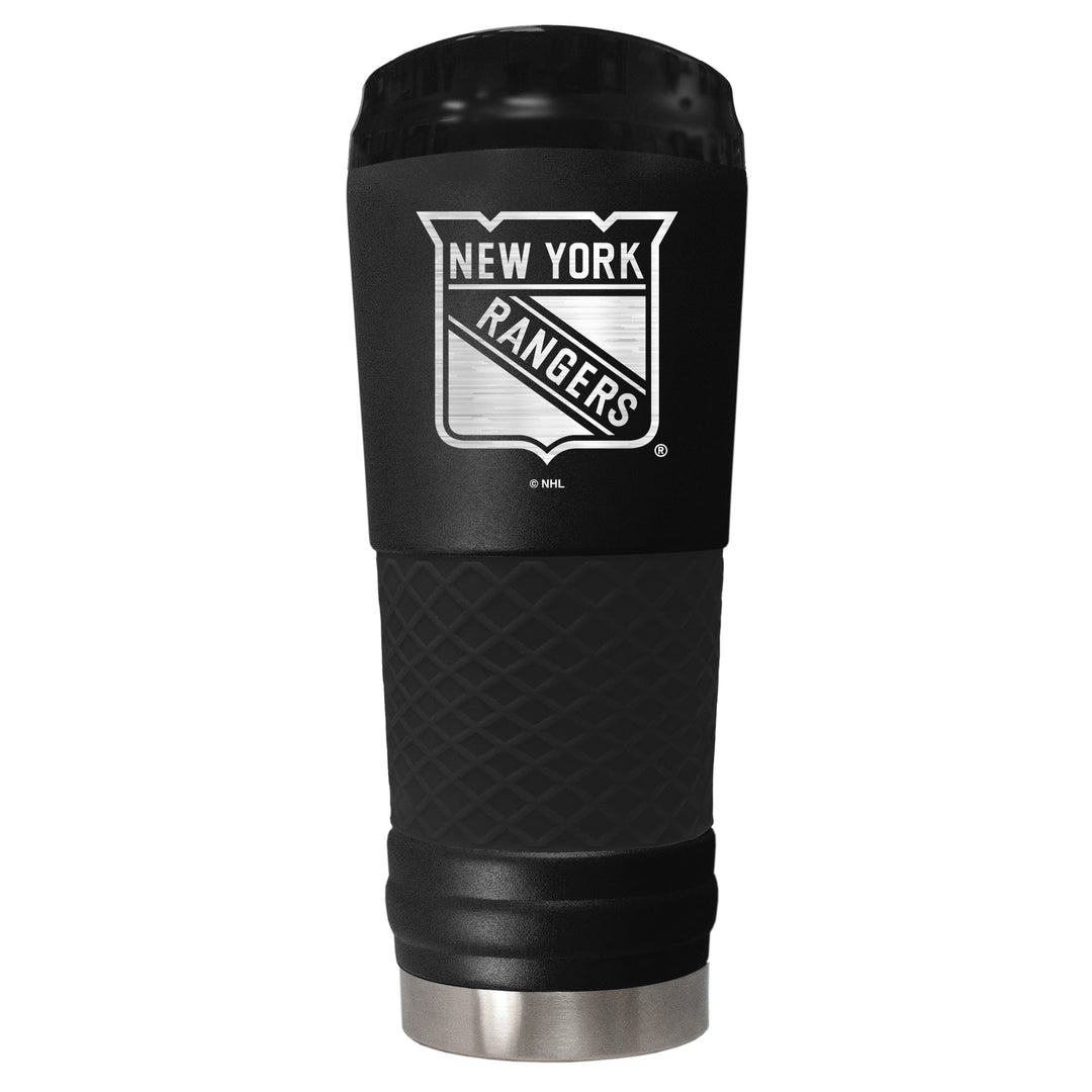 Dynasty Sports & Framing Drinkware - Travel Mugs New York Rangers 18 oz. Jr. Stealth Stainless Steel Travel Tumbler