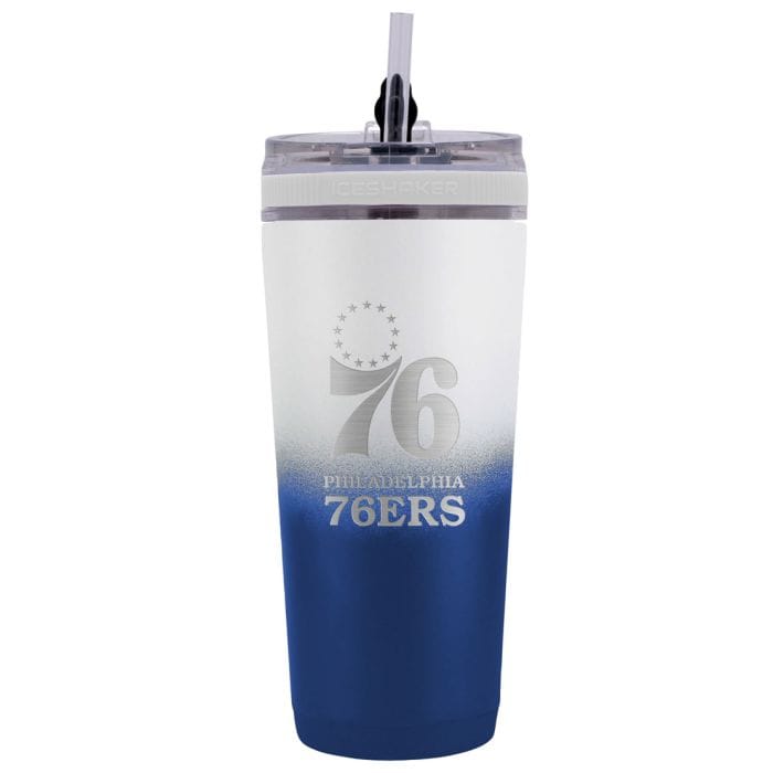 Dynasty Sports & Framing Drinkware - Travel Mugs Philadelphia 76ers 26 oz Stainless Steel Ice Shaker Bottle