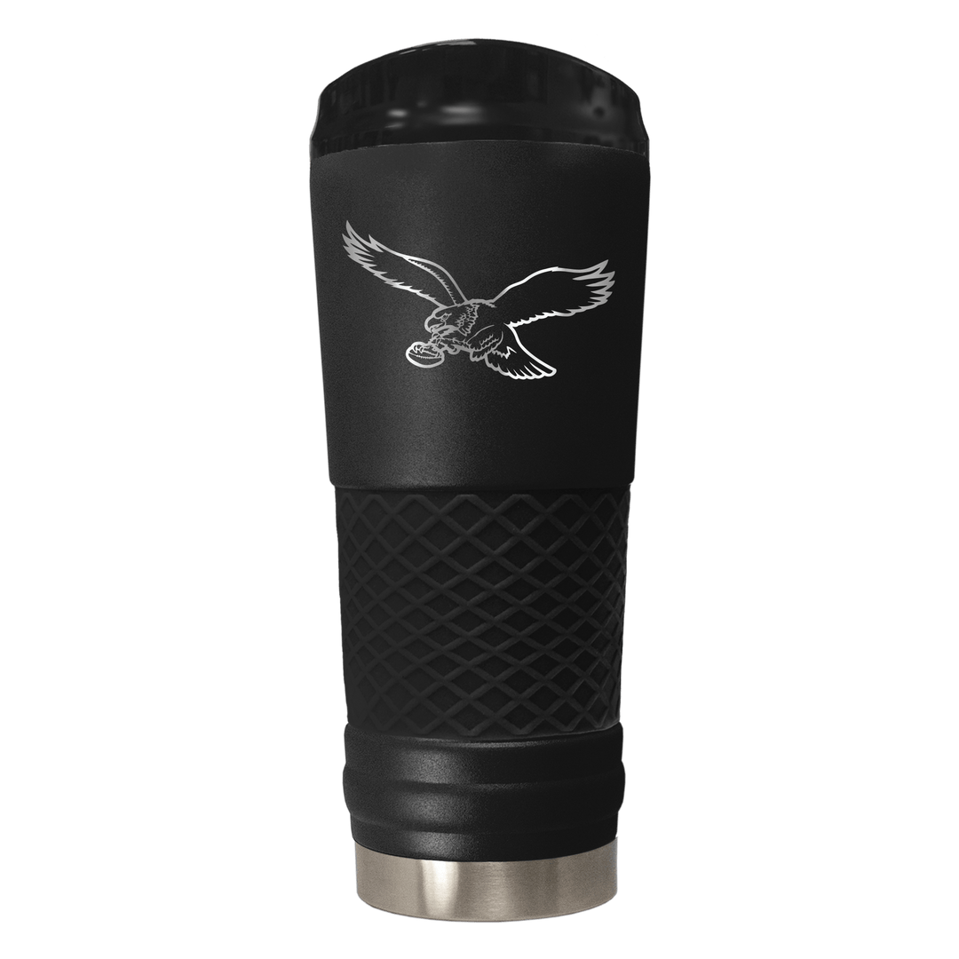 Dynasty Sports & Framing Drinkware - Travel Mugs Philadelphia Eagles Throwback 24 oz. Stealth Stainless Steel Travel Tumbler