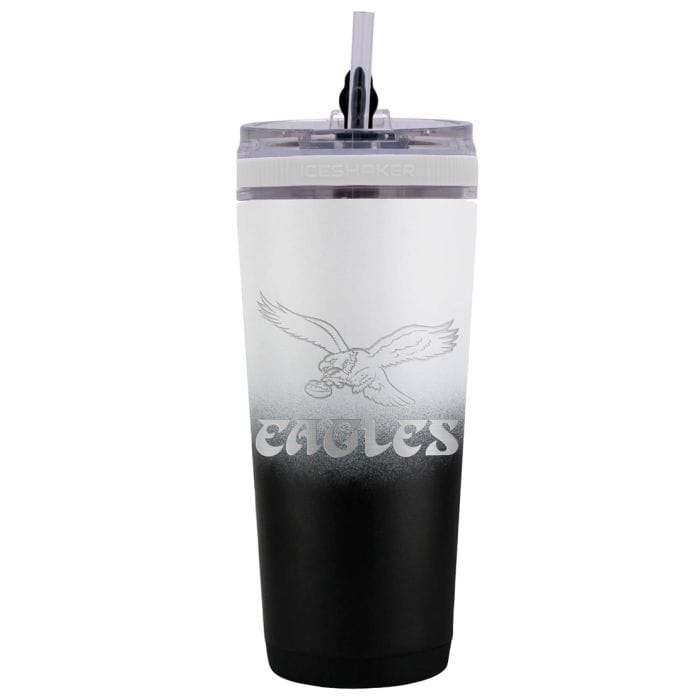 Dynasty Sports & Framing Drinkware - Travel Mugs Philadelphia Eagles Throwback 26 oz Stainless Steel Ice Shaker Bottle