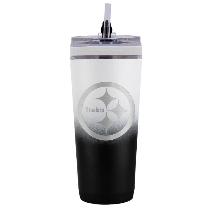 Dynasty Sports & Framing Drinkware - Travel Mugs Pittsburgh Steelers 26 oz Stainless Steel Ice Shaker Bottle