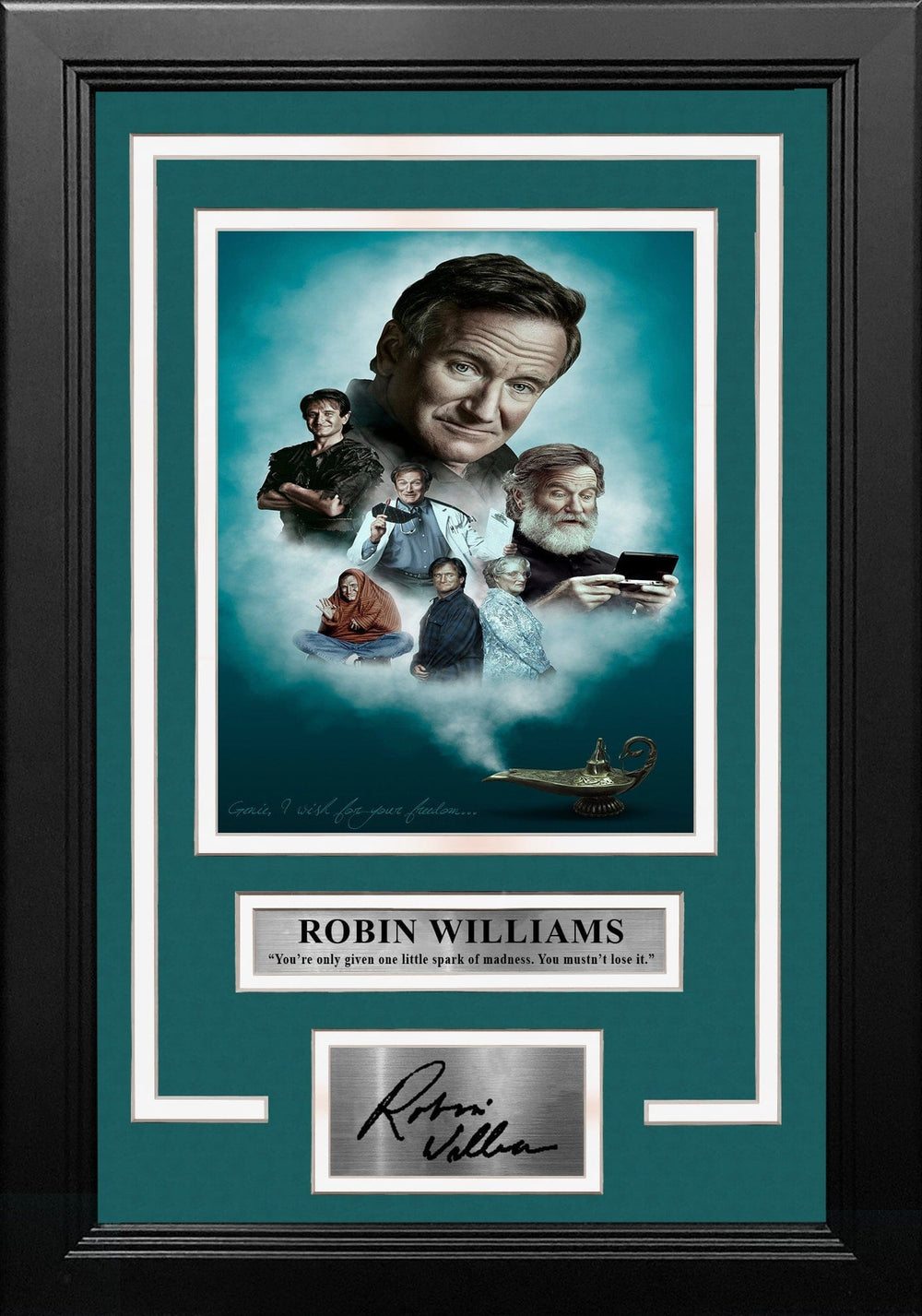 Dynasty Sports & Framing Engraved Signatures Robin Williams 8" x 10" Framed Collage Photo with Engraved Autograph