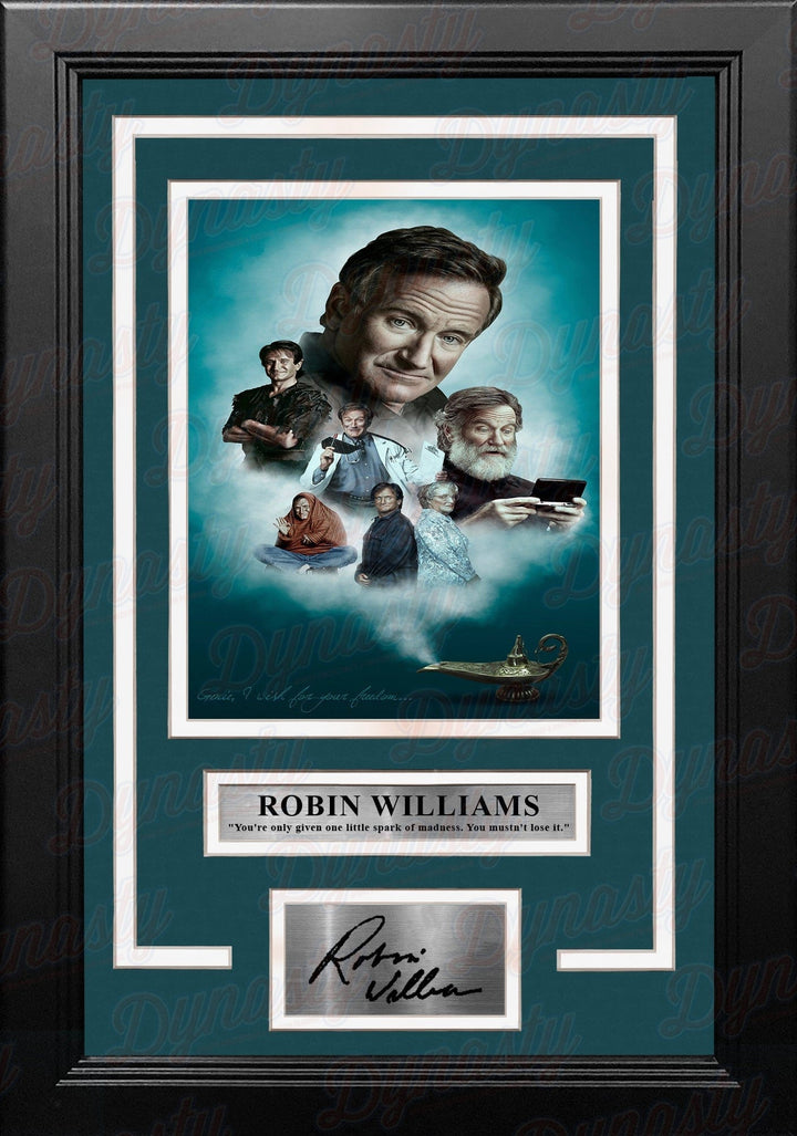 Dynasty Sports & Framing Engraved Signatures Robin Williams 8" x 10" Framed Collage Photo with Engraved Autograph