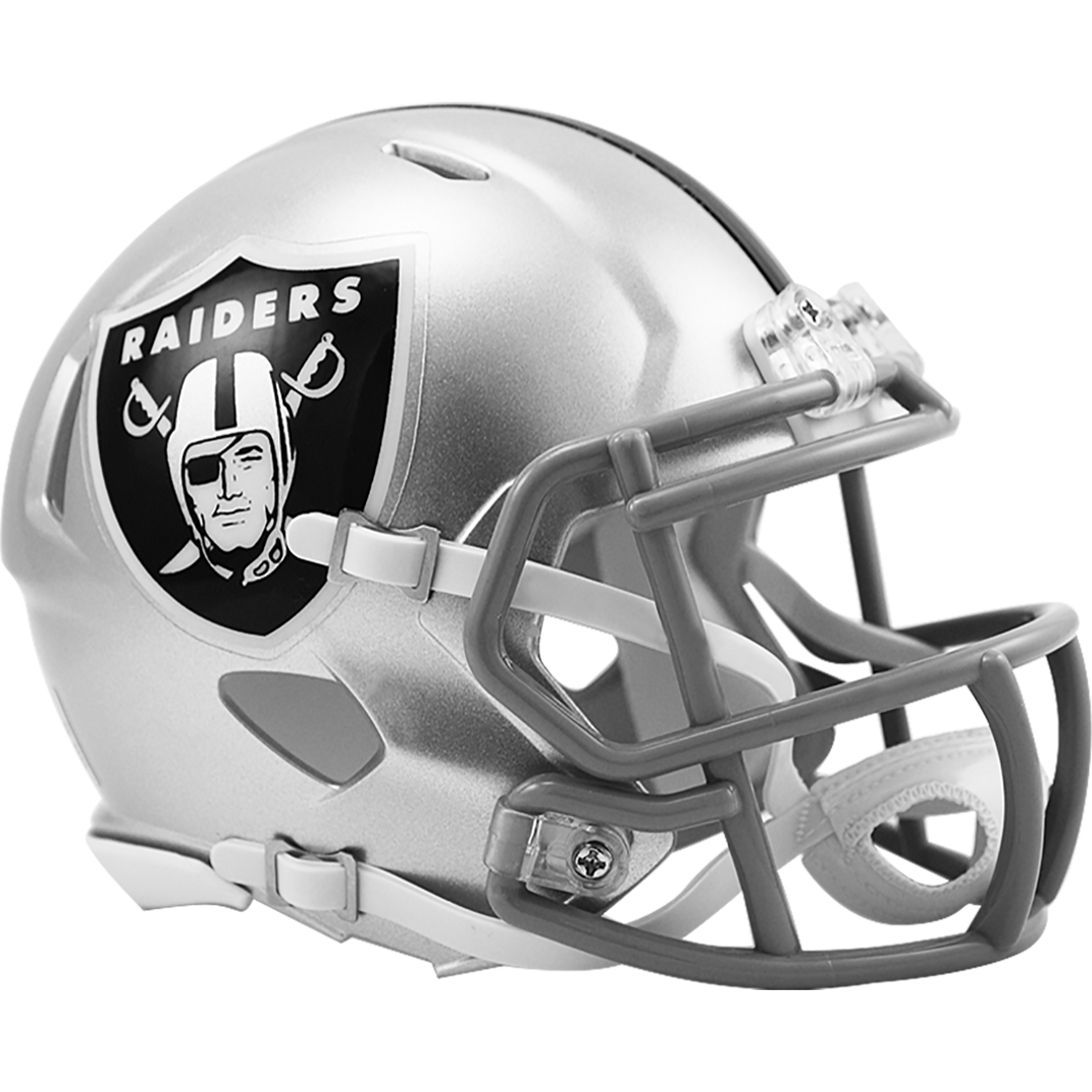 Dynasty Sports & Framing Equipment - Mini-Helmets Las Vegas Raiders NFL Riddell Speed Revolution Mini-Helmet