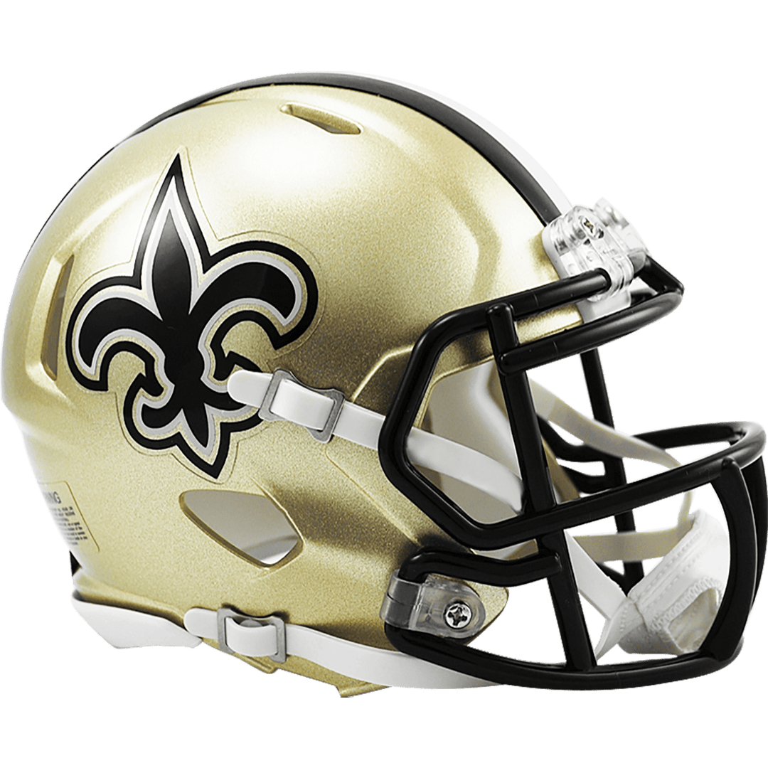 Dynasty Sports & Framing Equipment - Mini-Helmets New Orleans Saints NFL Riddell Speed Revolution Mini-Helmet