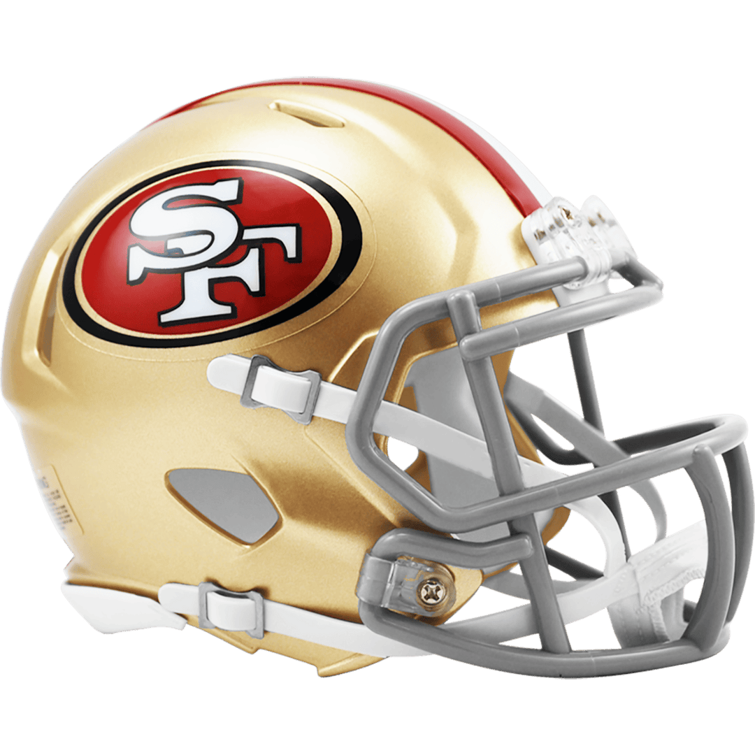 Dynasty Sports & Framing Equipment - Mini-Helmets San Francisco 49ers NFL Riddell Speed Revolution Mini-Helmet
