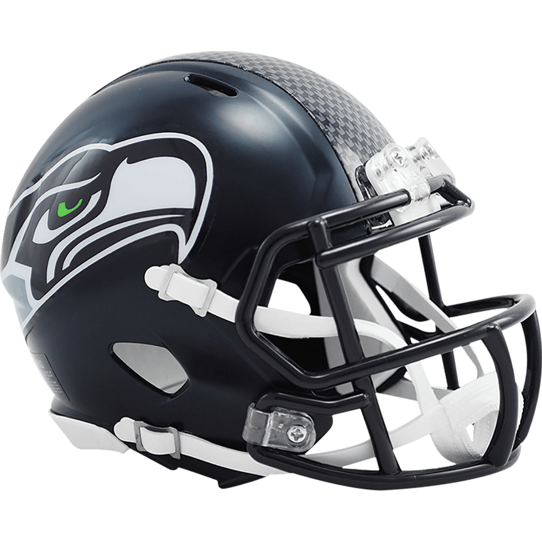 Dynasty Sports & Framing Equipment - Mini-Helmets Seattle Seahawks NFL Riddell Speed Revolution Mini-Helmet