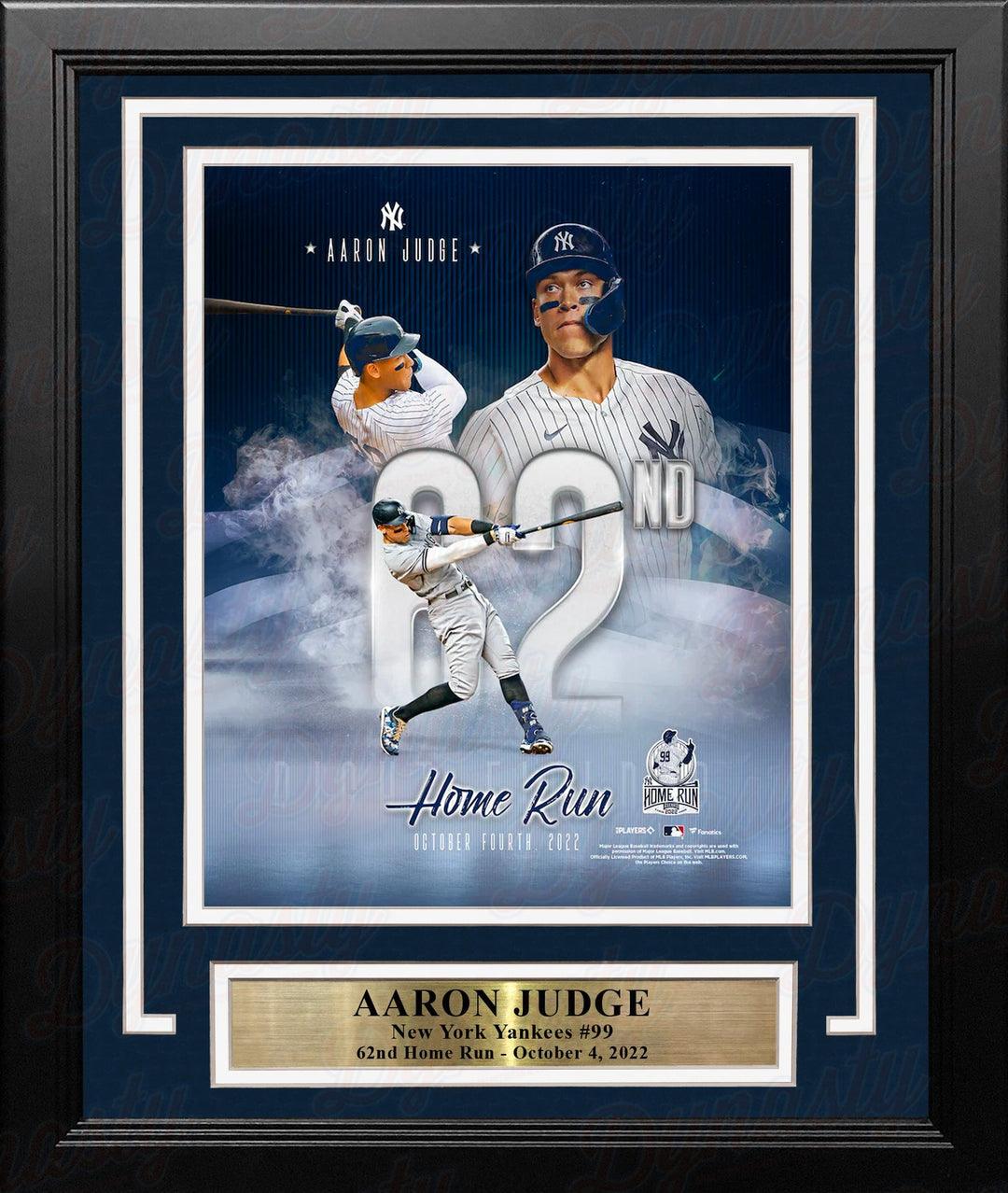 Dynasty Sports & Framing Framed Baseball Photos Aaron Judge AL Record 62nd Home Run New York Yankees 8" x 10" Framed Baseball Collage Photo