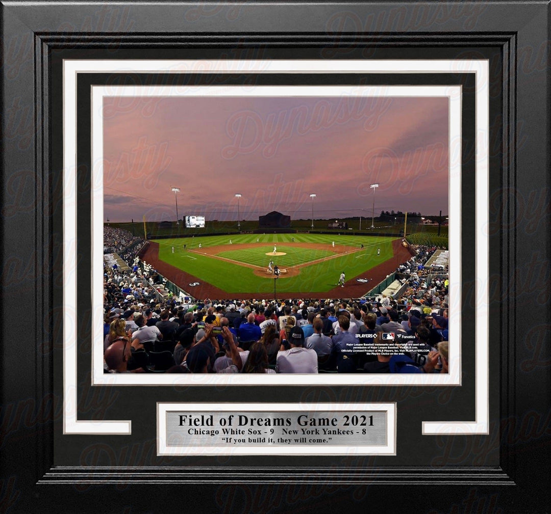 Dynasty Sports & Framing Framed Baseball Photos Chicago White Sox v. New York Yankees Field of Dreams 2021 8" x 10" Framed Baseball Stadium Photo