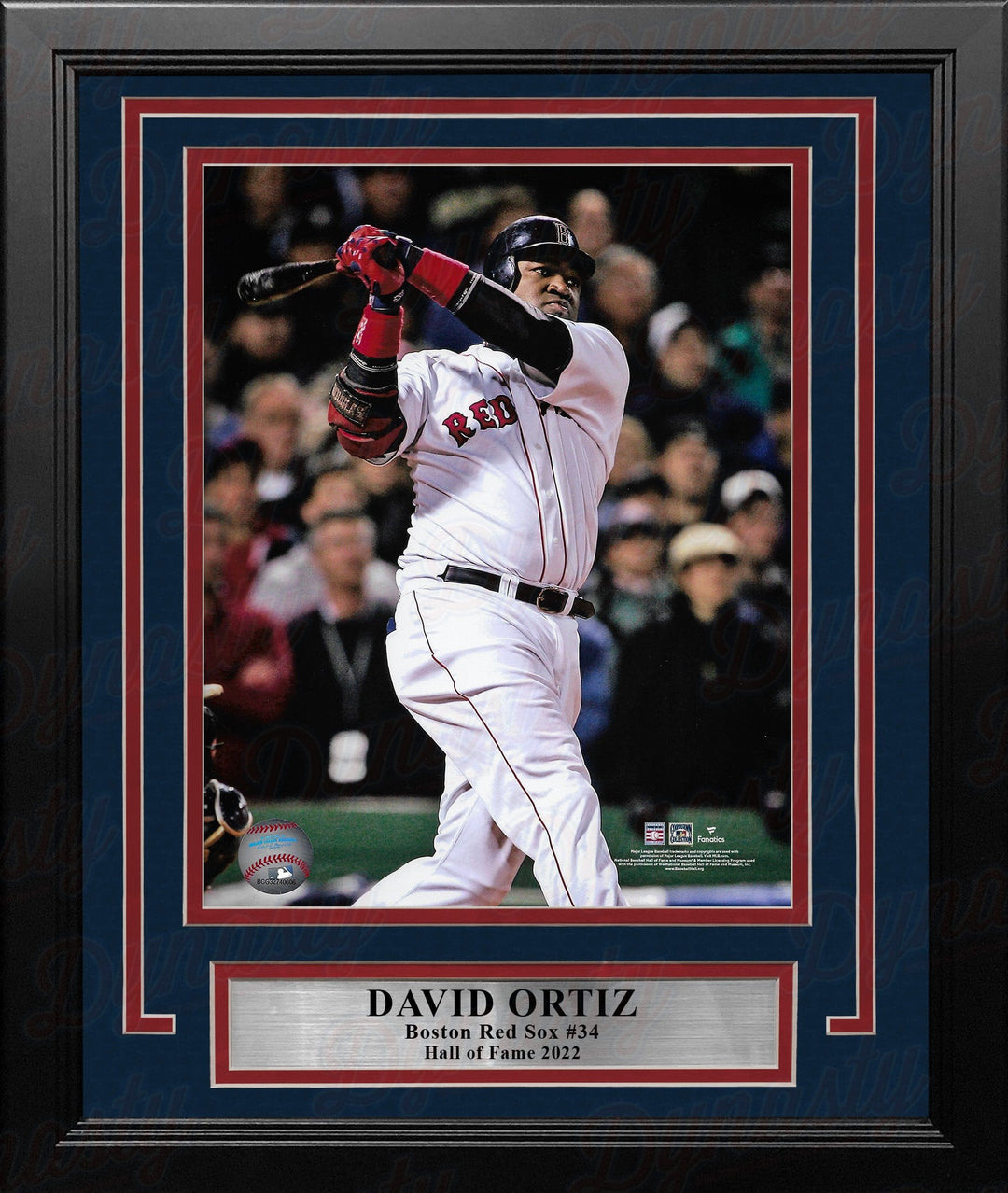 Dynasty Sports & Framing Framed Baseball Photos David Ortiz in Action Boston Red Sox 8" x 10" Framed Baseball Photo