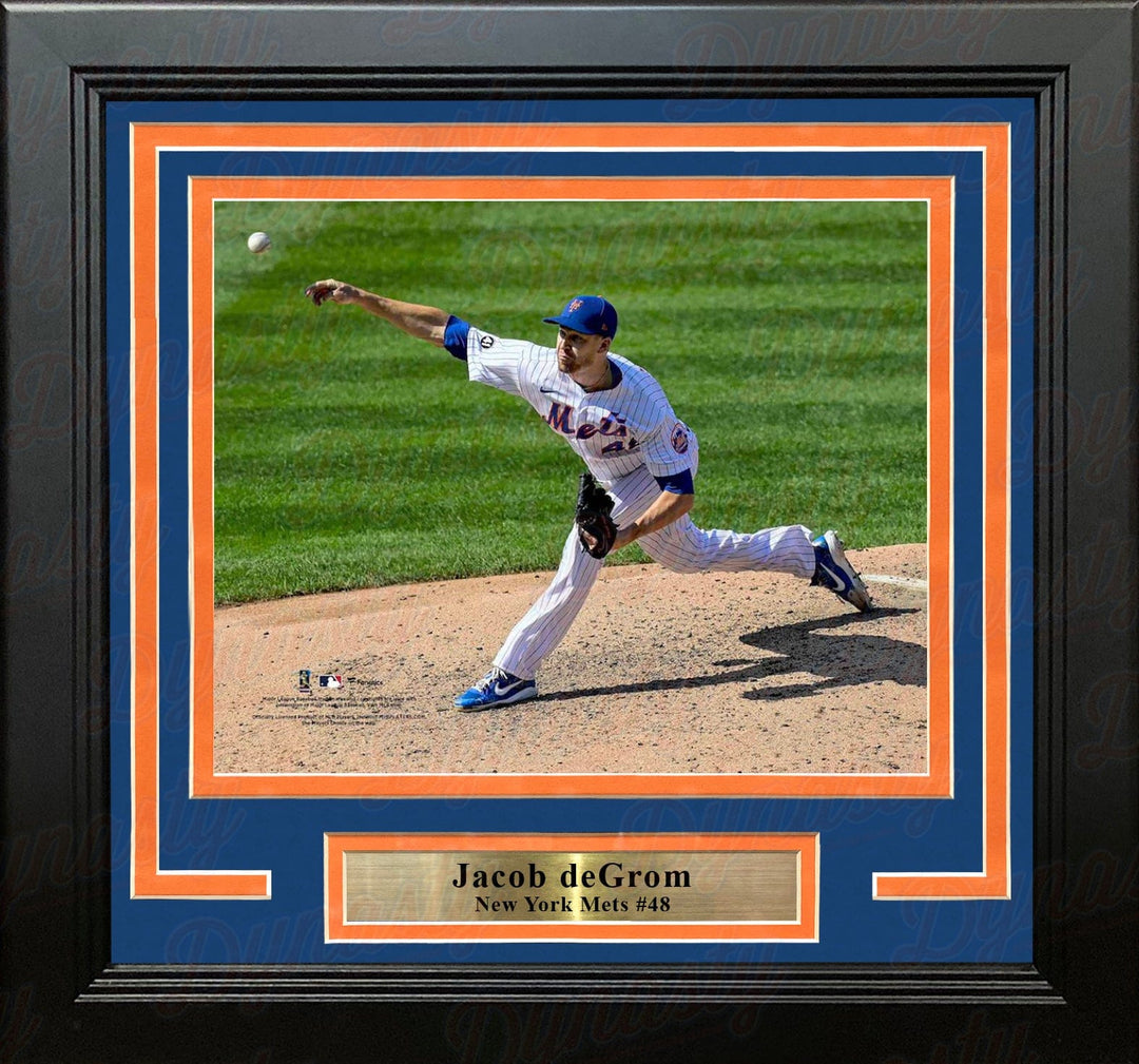 Dynasty Sports & Framing Framed Baseball Photos Jacob deGrom in Action New York Mets 8" x 10" Framed Baseball Photo