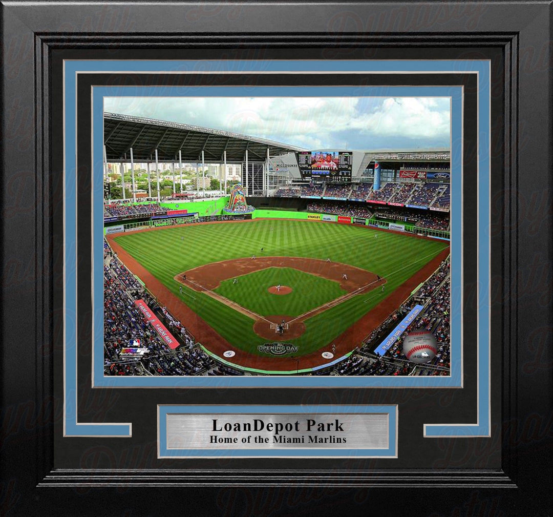 Dynasty Sports & Framing Framed Baseball Photos Miami Marlins Marlins Park 8" x 10" Framed Baseball Stadium Photo