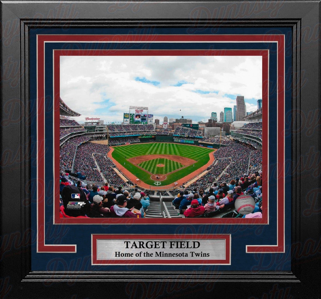 Dynasty Sports & Framing Framed Baseball Photos Minnesota Twins Target Field 8" x 10" Framed Baseball Stadium Photo