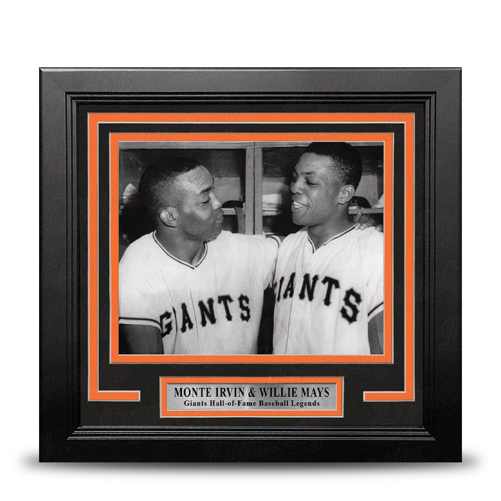 Dynasty Sports & Framing Framed Baseball Photos Monte Irvin and Willie Mays New York Giants 8" x 10" Framed Baseball Photo