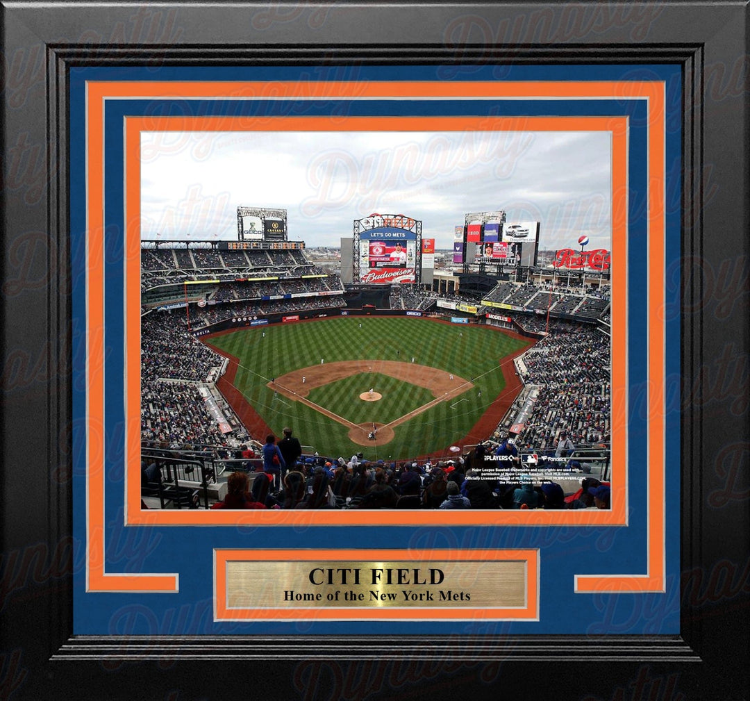 Dynasty Sports & Framing Framed Baseball Photos New York Mets Citi Field 8" x 10" Framed Baseball Stadium Photo