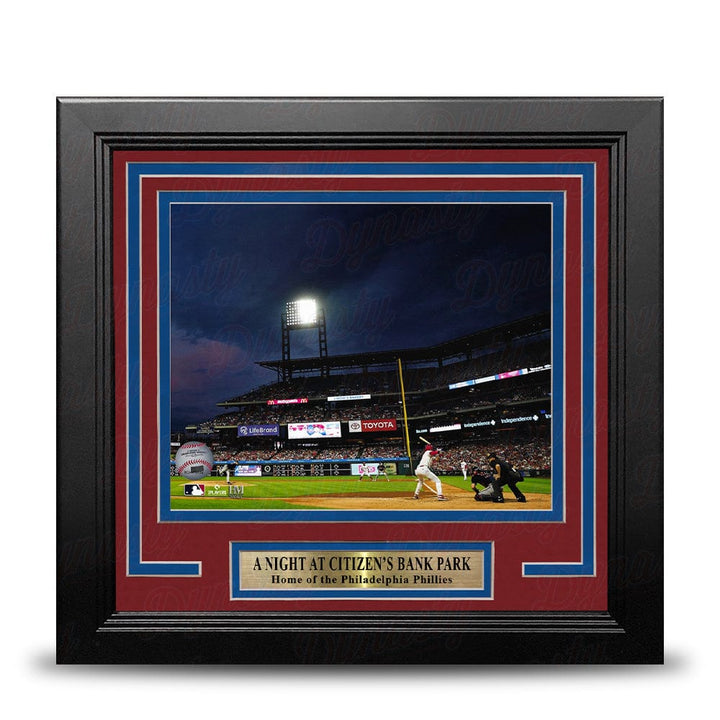Dynasty Sports & Framing Framed Baseball Photos Night at Citizen's Bank Philadelphia Phillies 8" x 10" Framed Baseball Stadium Photo