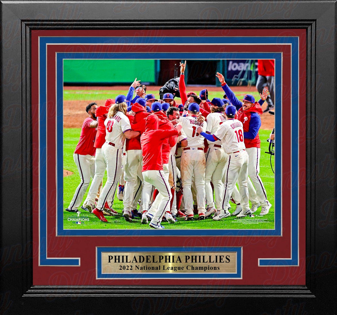 Dynasty Sports & Framing Framed Baseball Photos Philadelphia Phillies 2022 National League Champions Celebration 8" x 10" Framed Baseball Photo