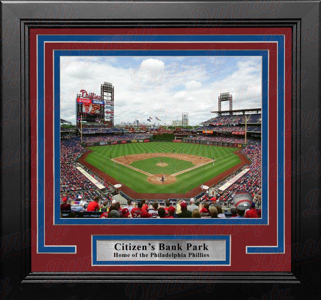 Dynasty Sports & Framing Framed Baseball Photos Philadelphia Phillies Citizen's Bank Park Aerial View 8" x 10" Framed Baseball Stadium Photo