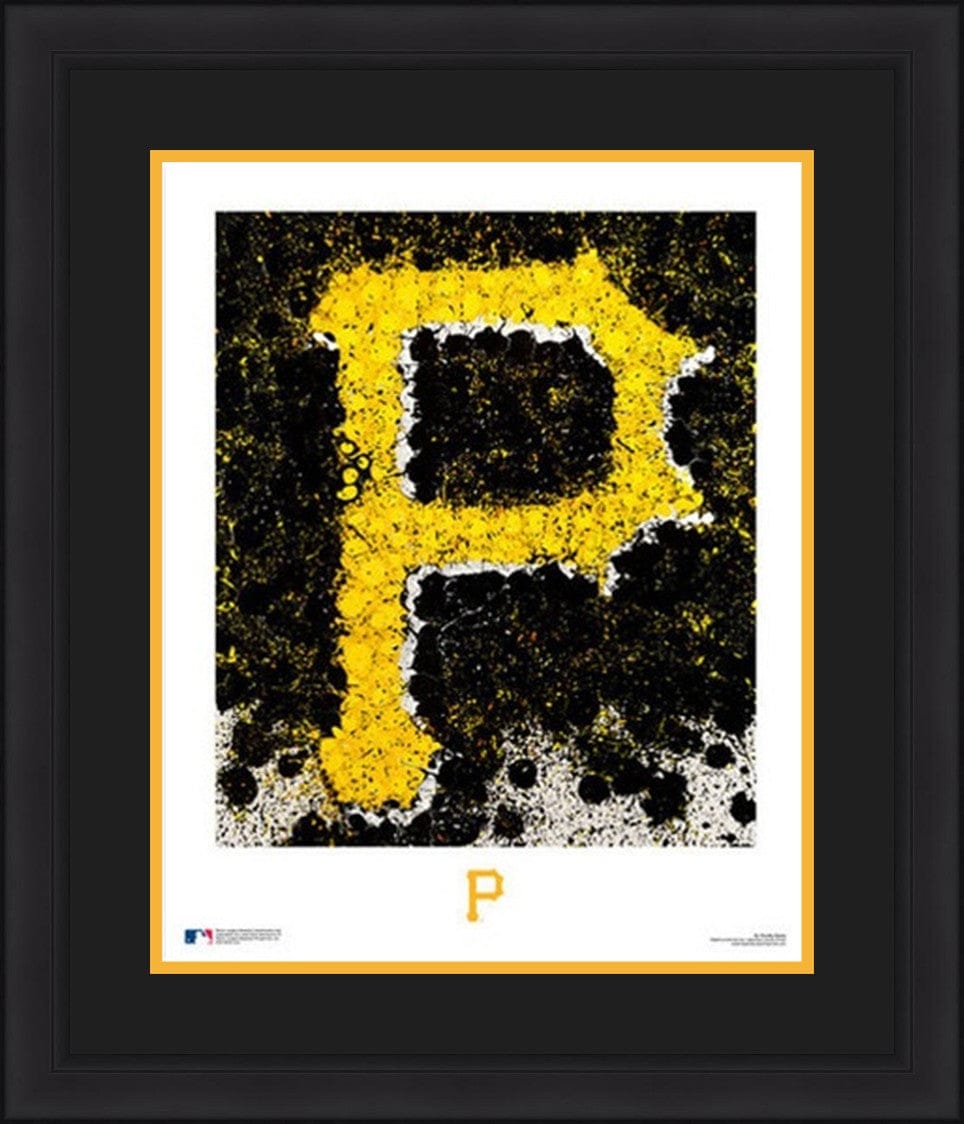 Dynasty Sports & Framing Framed Baseball Photos Pittsburgh Pirates Timothy Raines Logo Art 16" x 20" Framed Baseball Photo