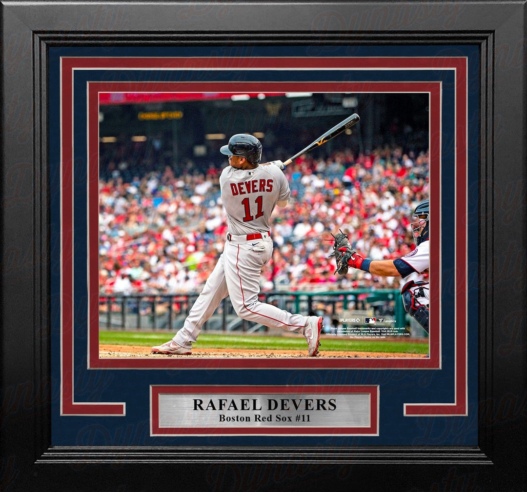 Dynasty Sports & Framing Framed Baseball Photos Rafael Devers in Action Boston Red Sox 8" x 10" Framed Baseball Photo