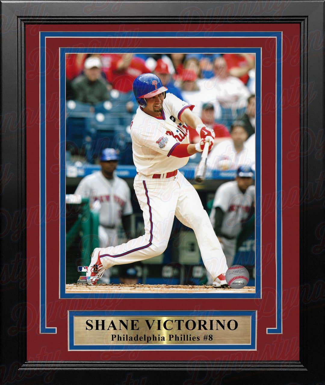 Dynasty Sports & Framing Framed Baseball Photos Shane Victorino in Action Philadelphia Phillies 8" x 10" Framed Baseball Photo