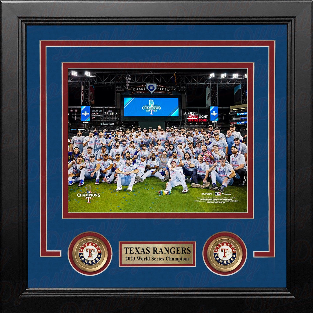 Dynasty Sports & Framing Framed Baseball Photos Texas Rangers 2023 World Series Celebration 8" x 10" Framed Baseball Photo