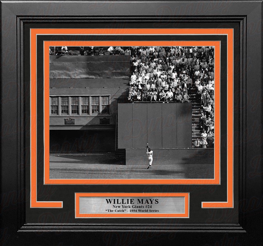 Dynasty Sports & Framing Framed Baseball Photos Willie Mays The Catch New York Giants 8" x 10" Framed Baseball Photo