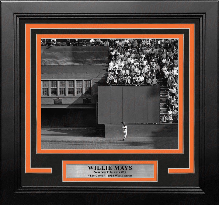 Dynasty Sports & Framing Framed Baseball Photos Willie Mays The Catch New York Giants 8" x 10" Framed Baseball Photo