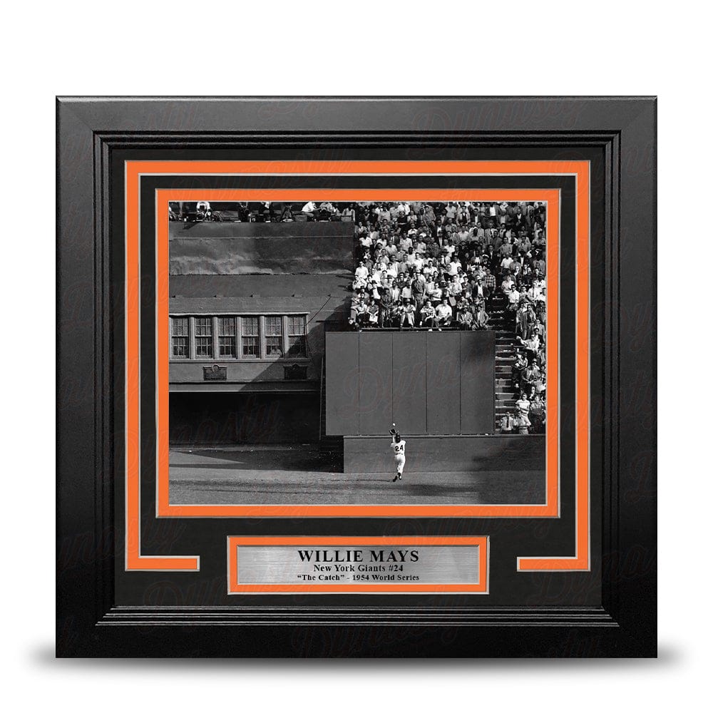 Dynasty Sports & Framing Framed Baseball Photos Willie Mays The Catch New York Giants 8" x 10" Framed Baseball Photo