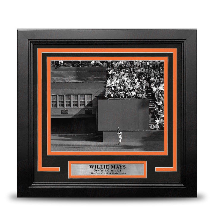 Dynasty Sports & Framing Framed Baseball Photos Willie Mays The Catch New York Giants 8" x 10" Framed Baseball Photo