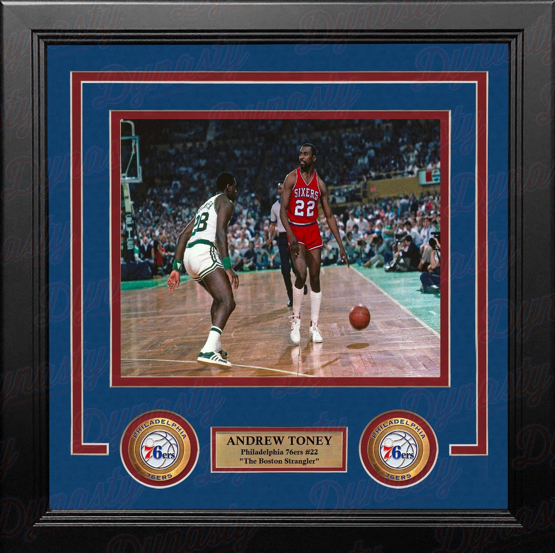 Dynasty Sports & Framing Framed Basketball Photos Andrew Toney Boston Strangler Philadelphia 76ers 8" x 10" Framed Basketball Photo