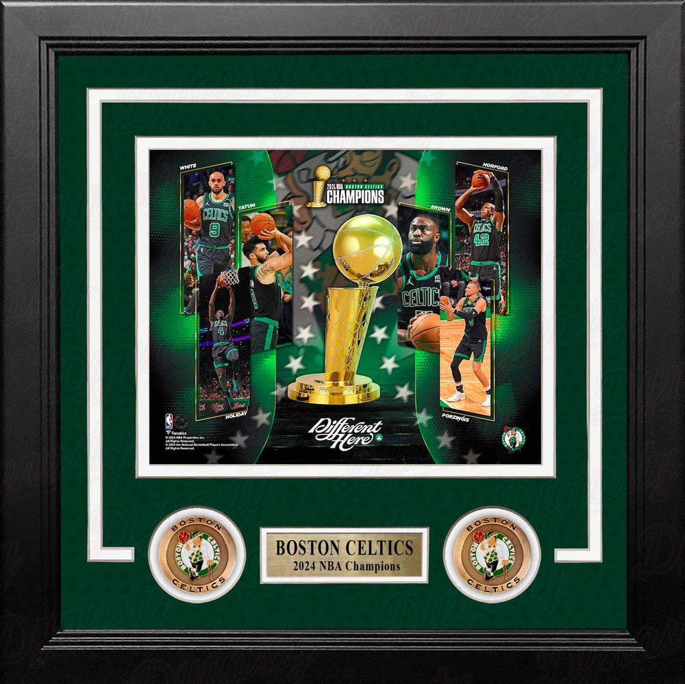 Dynasty Sports & Framing Framed Basketball Photos Boston Celtics 2024 NBA Champions 8" x 10" Framed Basketball Collage Photo