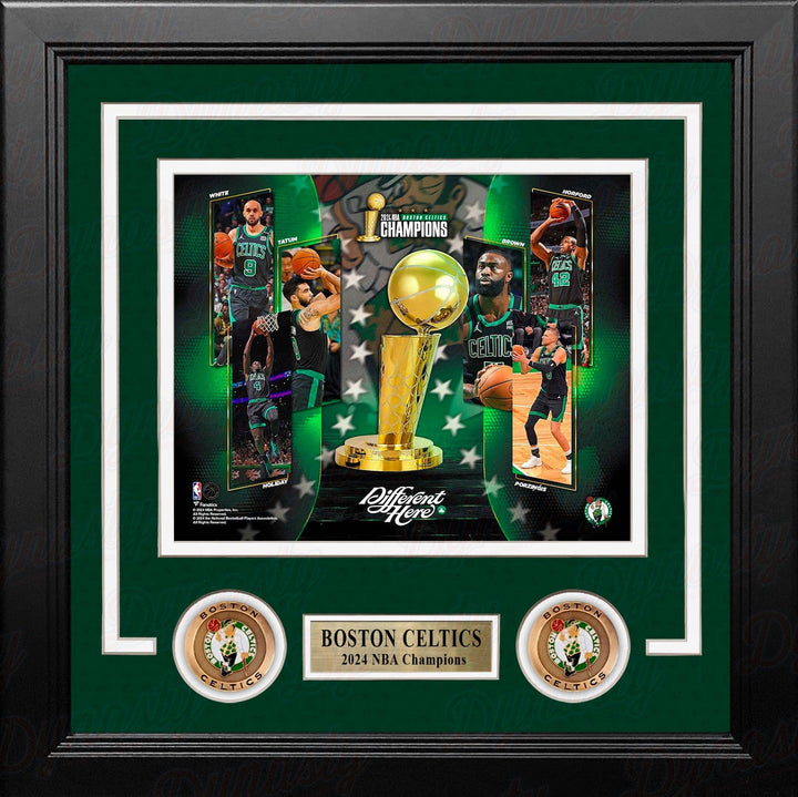 Dynasty Sports & Framing Framed Basketball Photos Boston Celtics 2024 NBA Champions 8" x 10" Framed Basketball Collage Photo